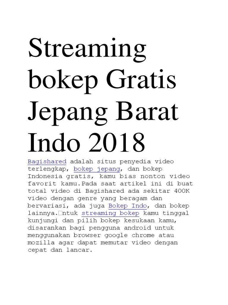 Streaming Bokep Gratis Jepang Barat Indo 2018