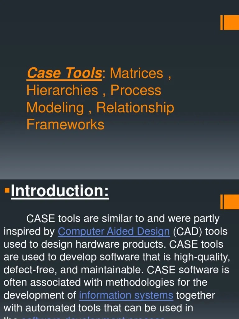 5.case Tools PDF Databases Data