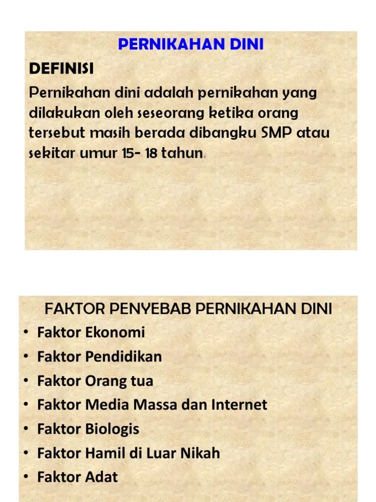 Power Point Pernikahan Dini