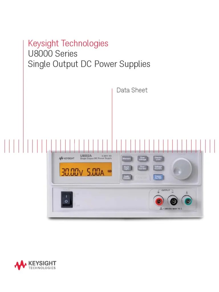 DC Power Supply Agilent | PDF | Power Supply | Electrical Engineering