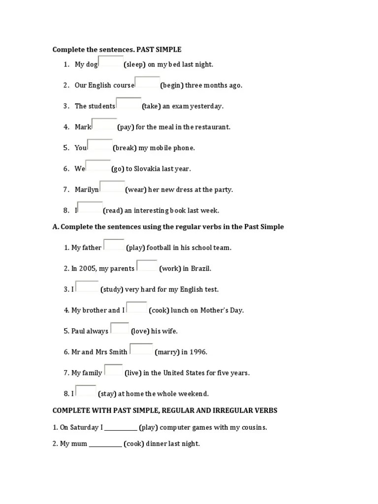 Complete the Sentences Restaurant And Catering Foods