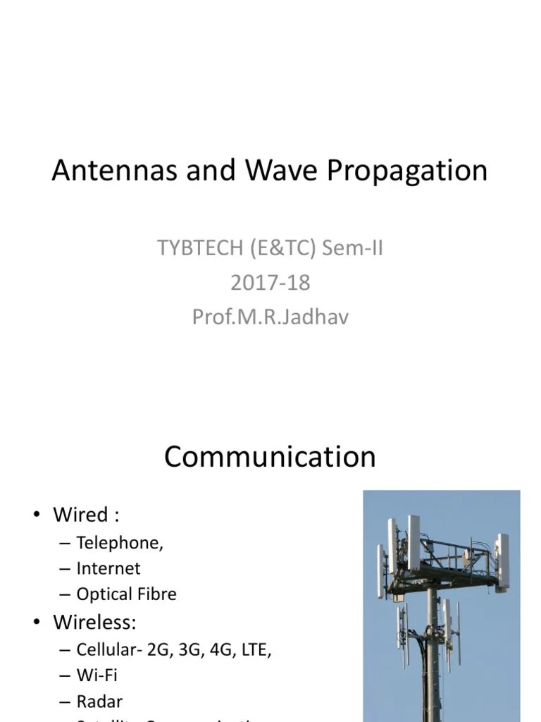 Antennas and Wave Propagation PDF