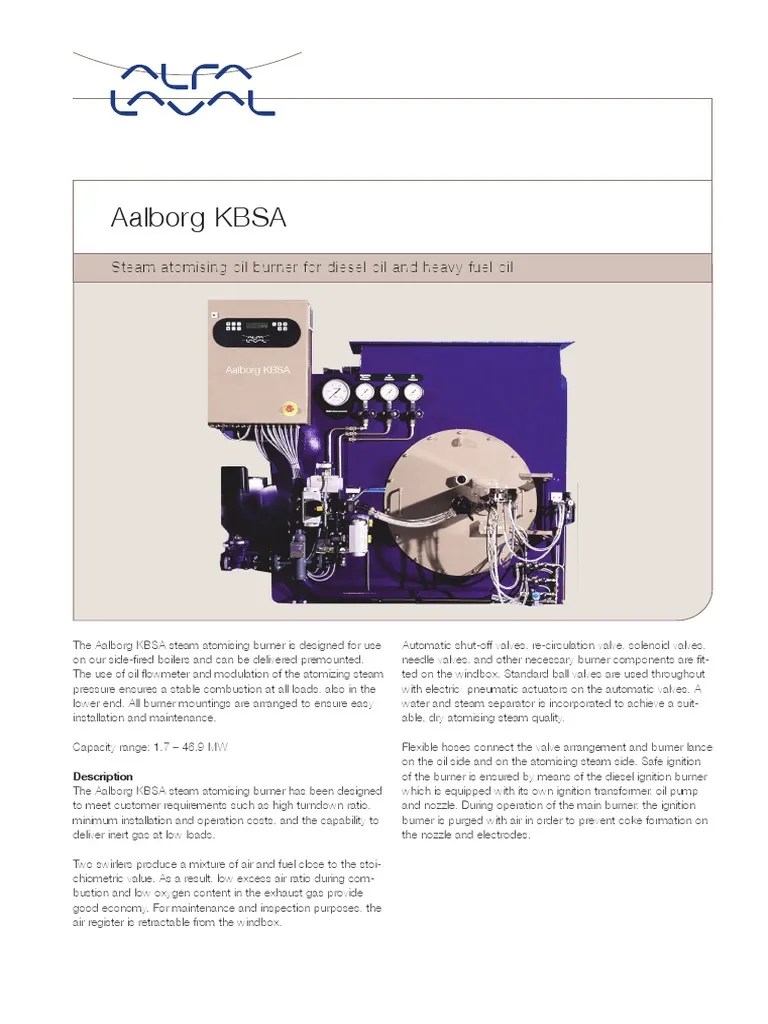 Kbsa Combustion Fuel Oil