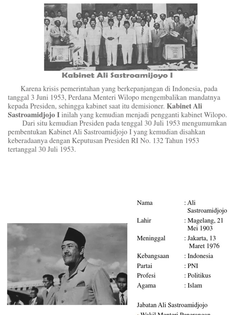 Ali Sastroamidjojo I