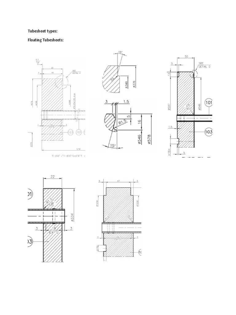 Tubesheet Types Floating Tubesheets PDF