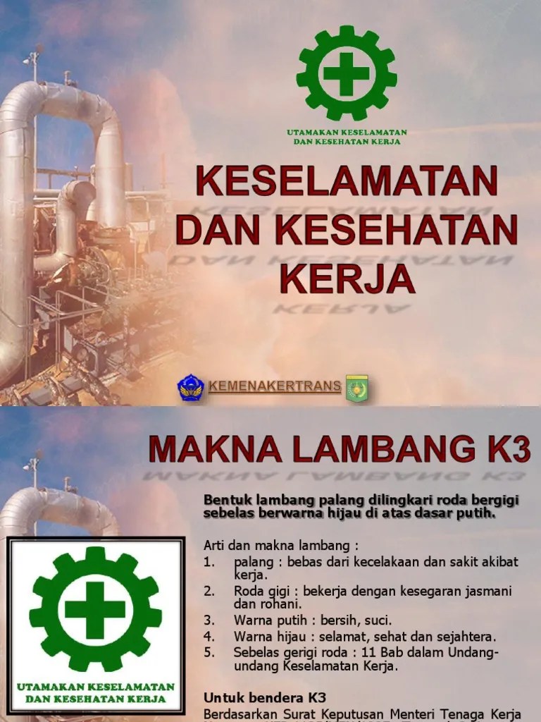 Dasar k3 Unsub | PDF