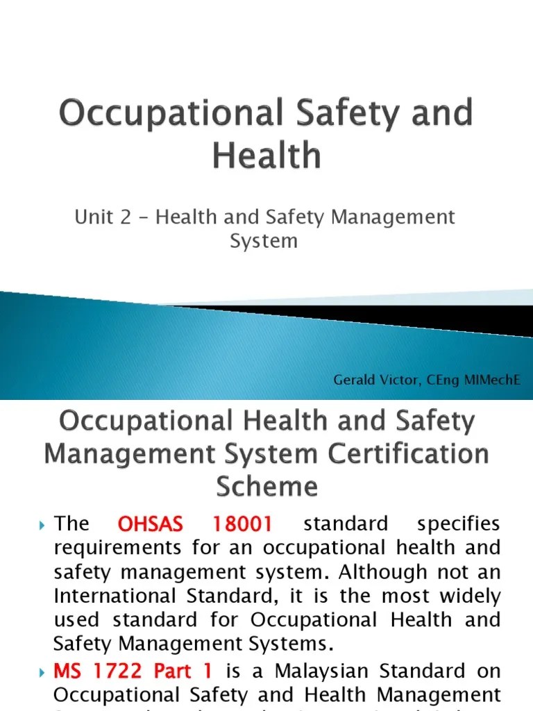 OSHA Unit 2 | PDF | Hazards | Occupational Safety And Health