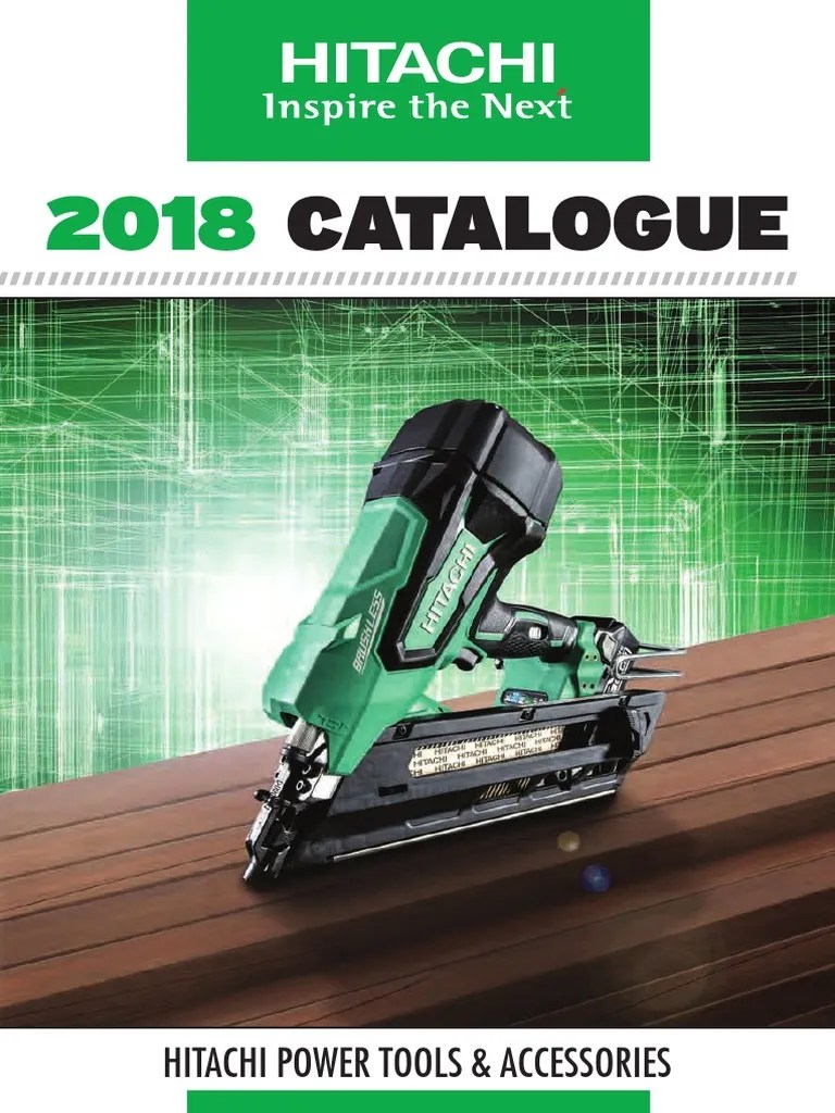 Hitachi Power Tools Catalogue Australia PDF Lithium Ion Battery Battery (Electricity)