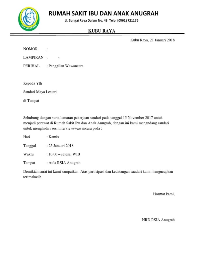 14 Contoh Surat Undangan Wawancara Sampaikan rasa terima kasih anda karena telah diundang dan segera katakana bahwa anda dengan senang hati akan mengikuti undangan wawancara tersebut.