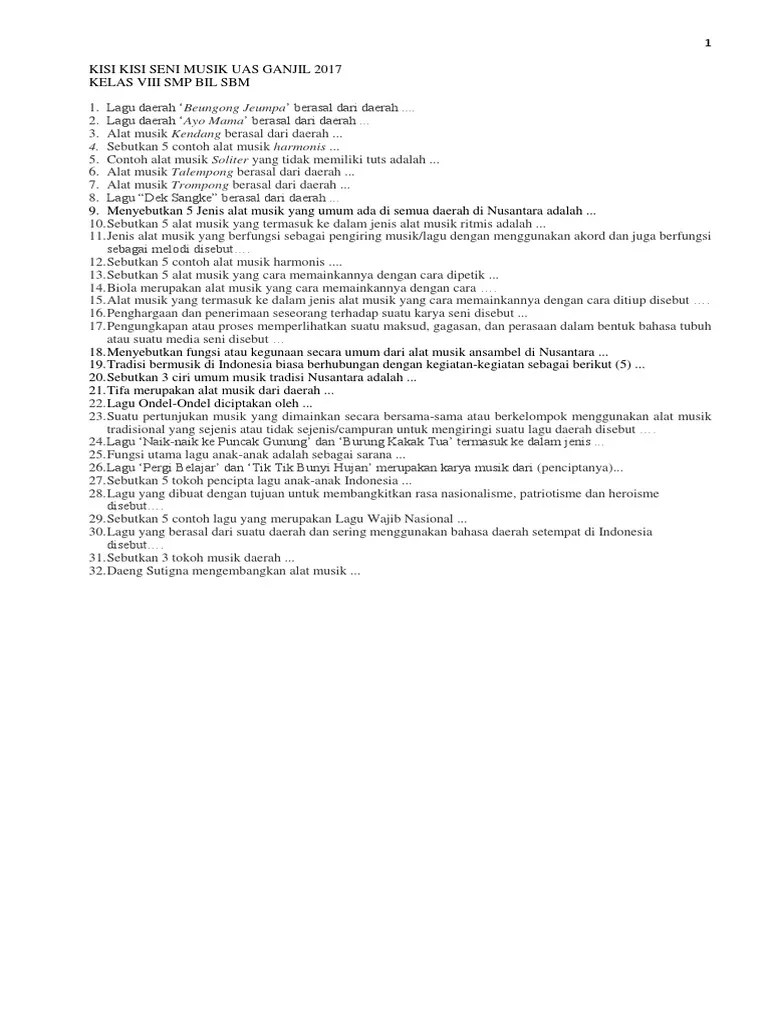 Jelaskan 3 Jenis Musik Ansambel Yang Kamu Ketahui Berbagai Jenis Itu