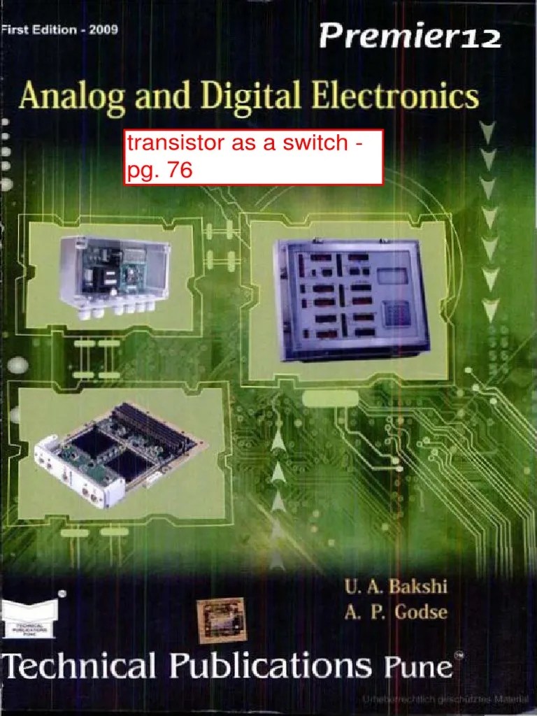 Analog & Digital Electronics Bakshi, Godse ELE 112, ELE 314, ELE