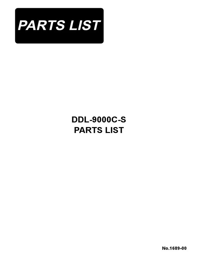 Parts List | PDF