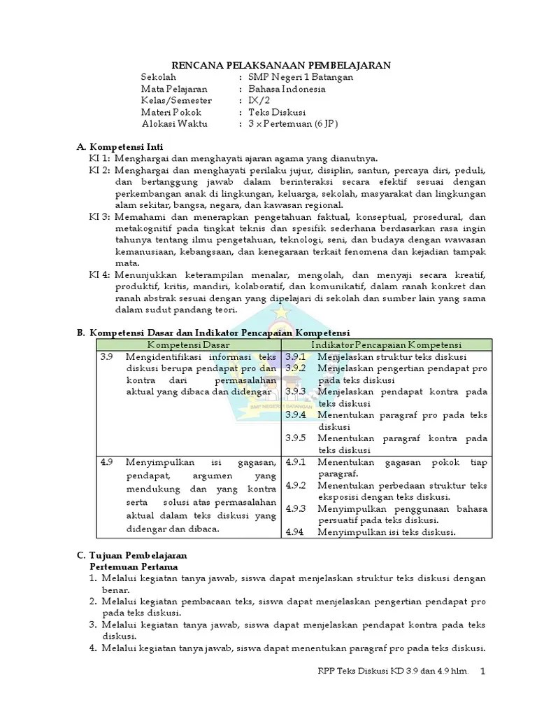 Contoh Teks Diskusi Tentang Kebersihan Lingkungan Beserta Strukturnya