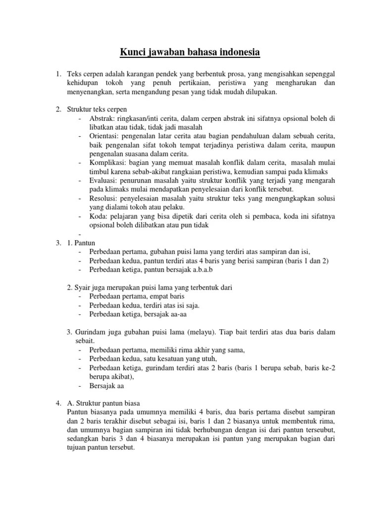 Puisi Lama Yang Hanya Terdiri Atas Dua Baris Adalah KT Puisi