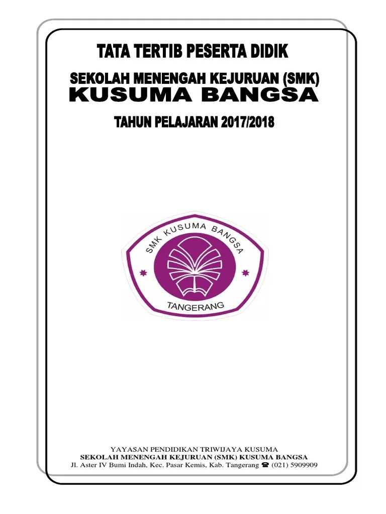 Tata Tertib Siswa | PDF