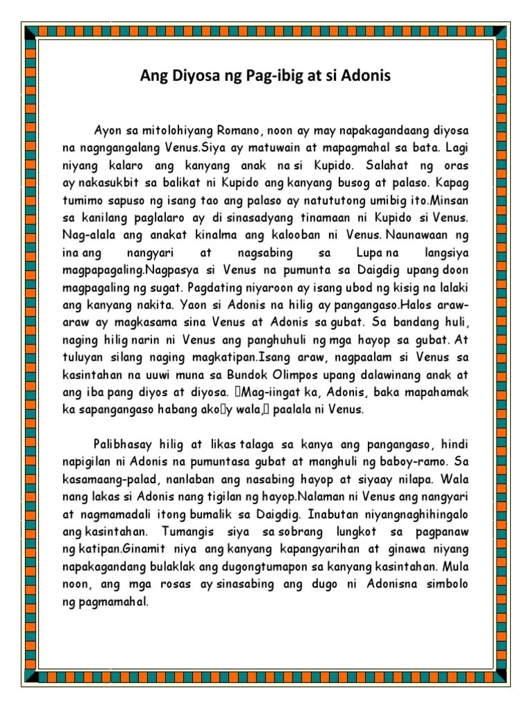 Halimbawa Ng Maikling Kwento Tungkol Sa Sariling Karanasan - Education