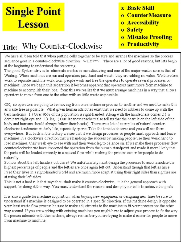 Why Counter Clockwise | PDF | Cognition