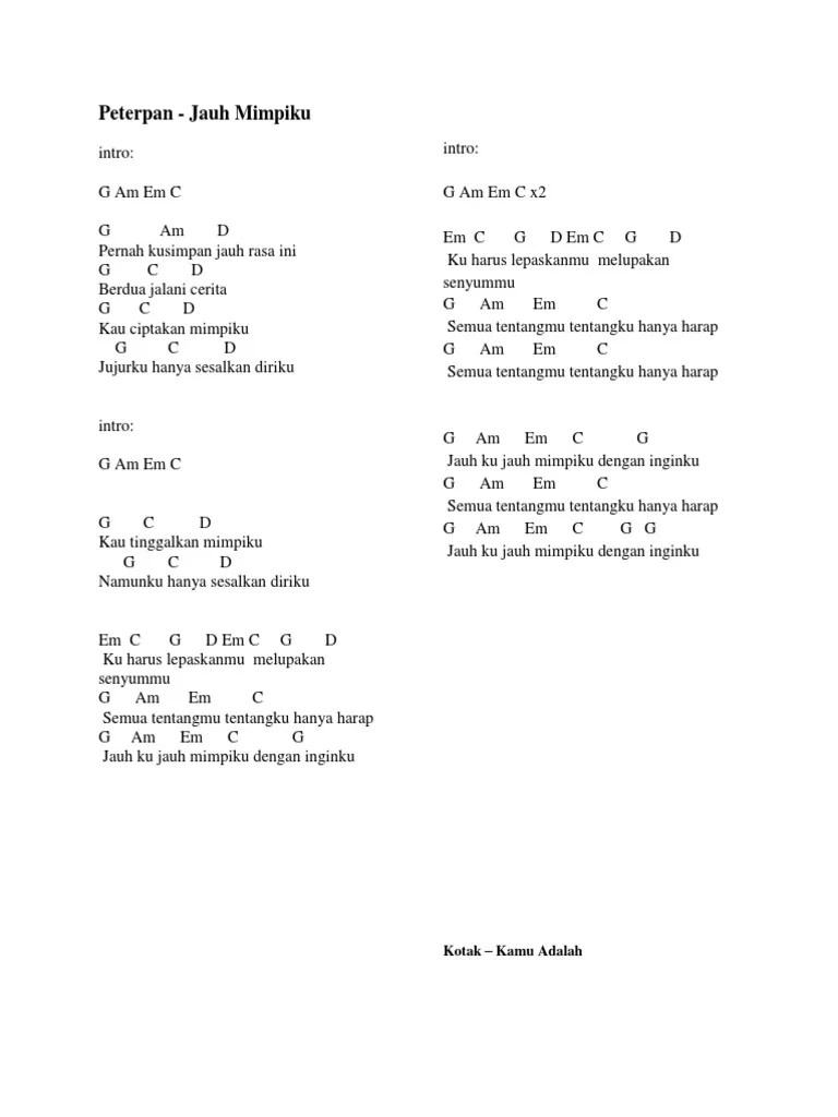 Chord Gitar Campuran I | PDF