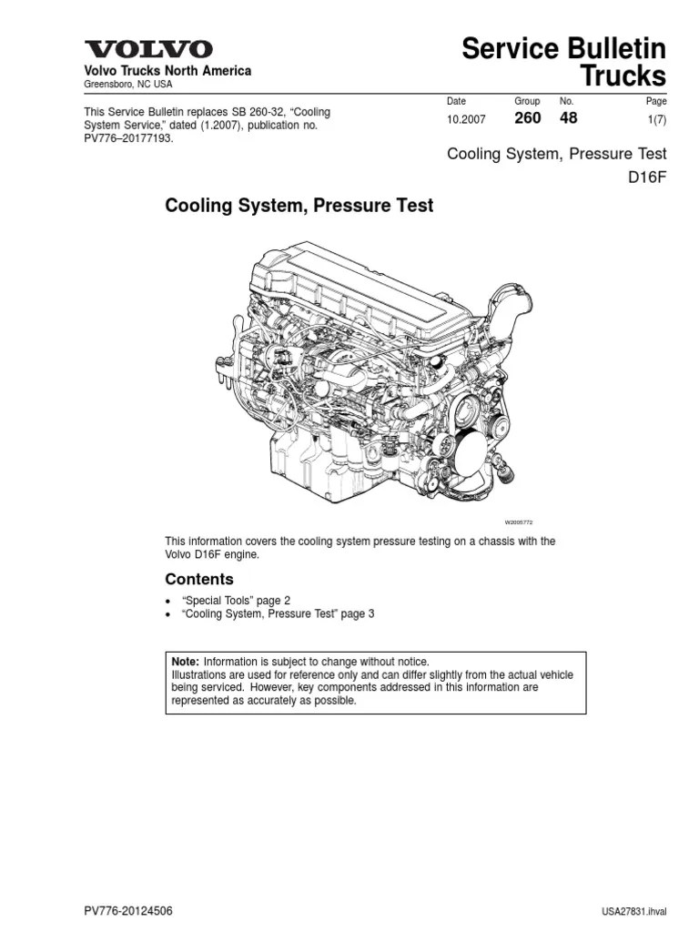 Cooling System Pressure Test PDF Radiator Leak
