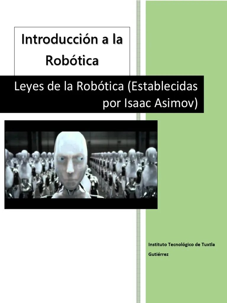 Las Leyes de La Robótica PDF Isaac Asimov Robótica