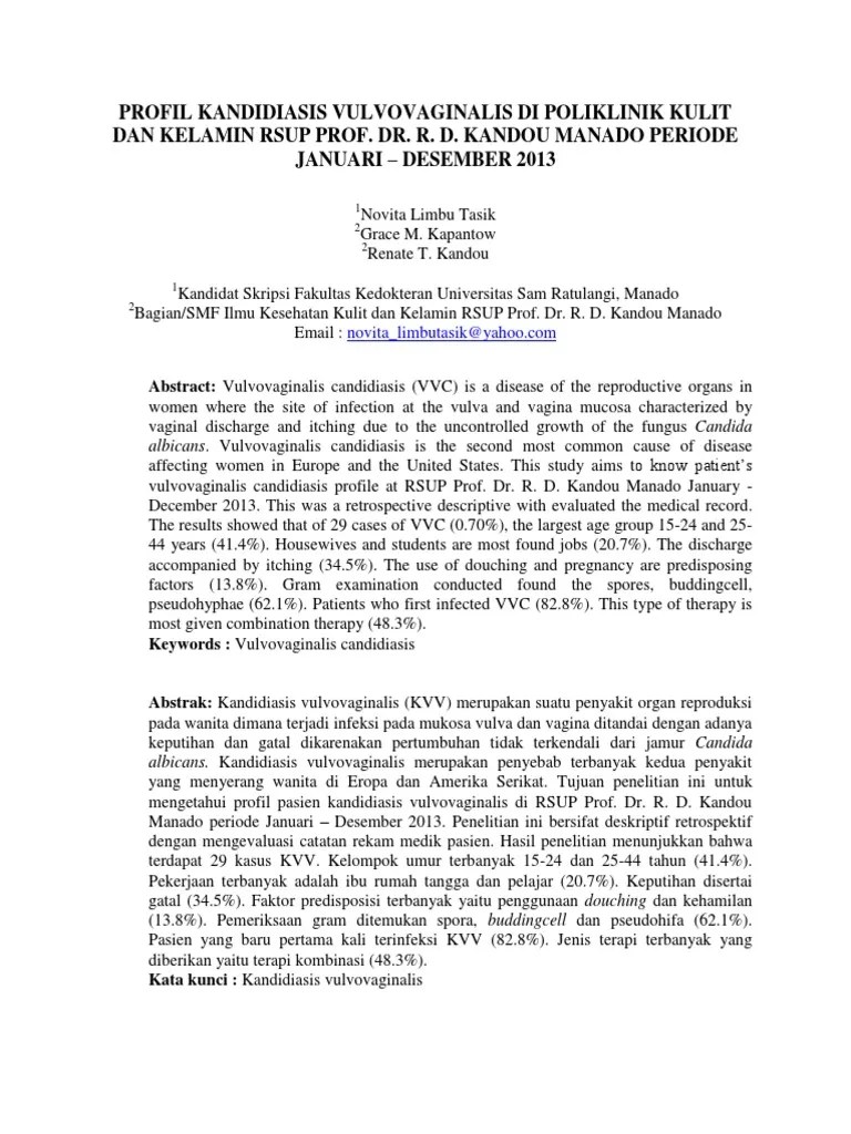 JURNAL KANDIDIASIS VULVOVAGINALIS