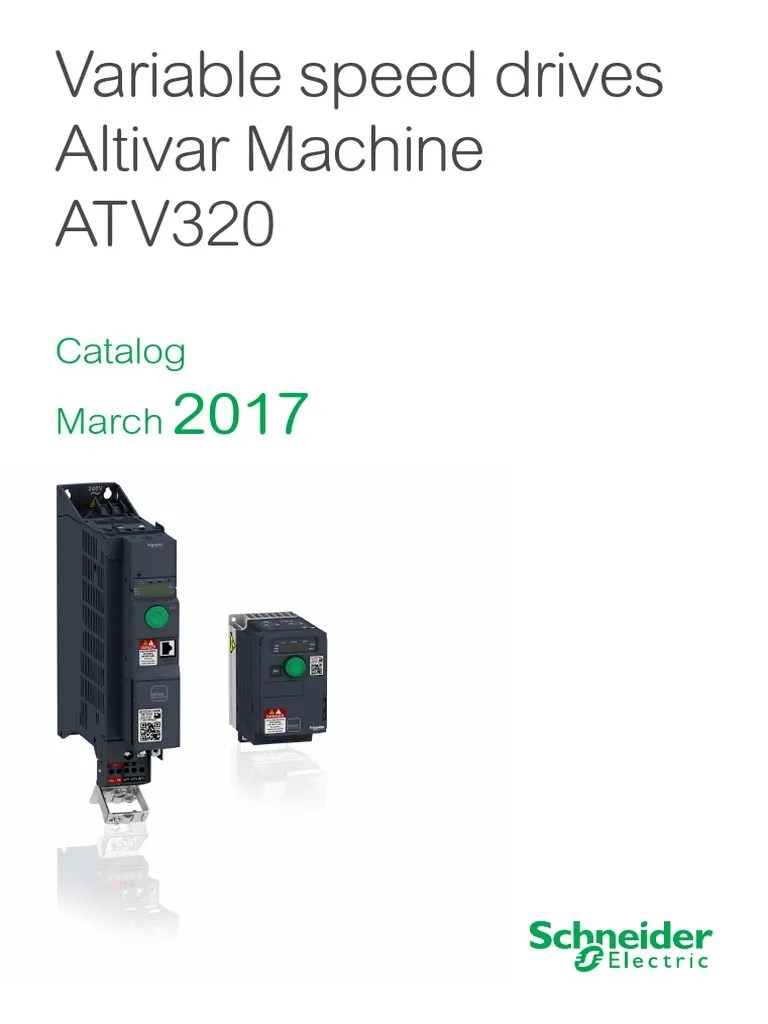 Variable Speed Drives Altivar Machine ATV320 Catalog March PDF