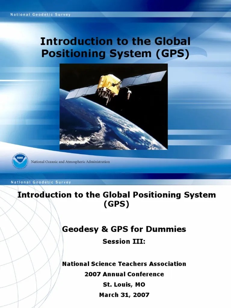 Casey Introduction To The Global Positioning System PDF Global Positioning System Satellite