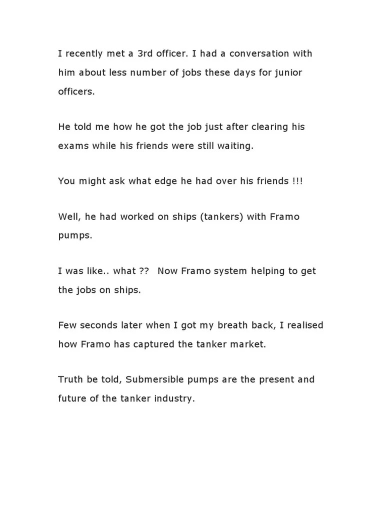 A Basic But Helpful Guide On Framo System | Download Free PDF | Pump