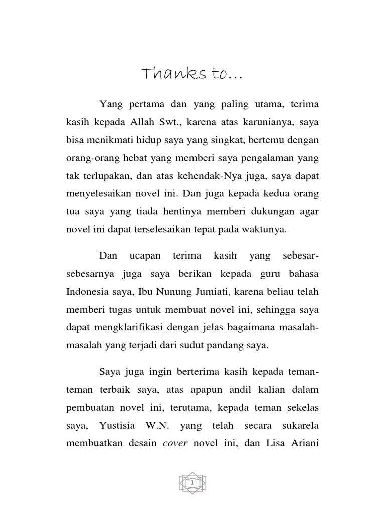 Novel Bahasa Indonesianya novelis