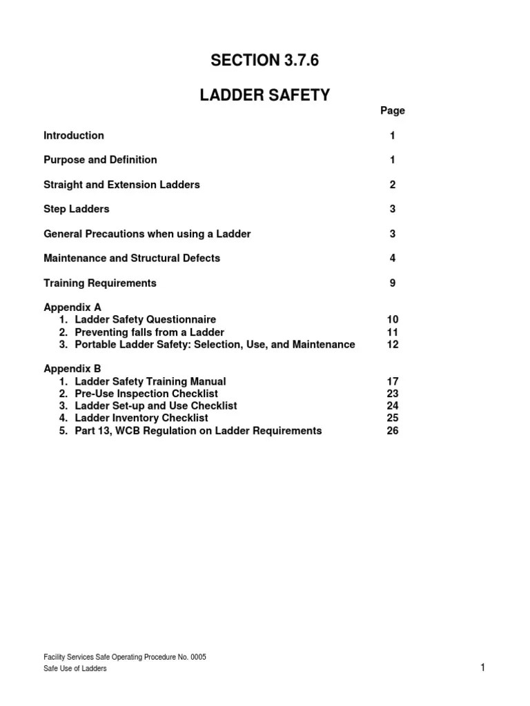 Ladder Training Program PDF Ladder Track (Rail Transport)
