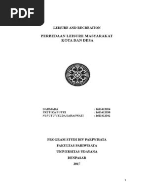 Tugas Leisure | PDF