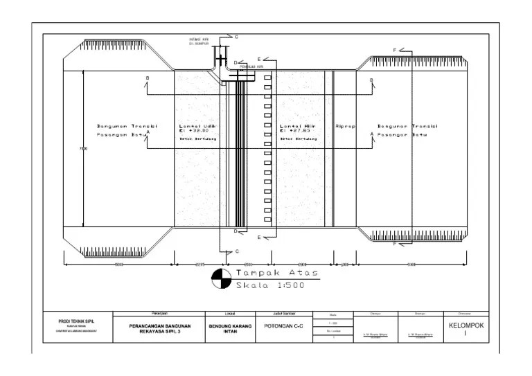 Bendung Tampak Atas | PDF