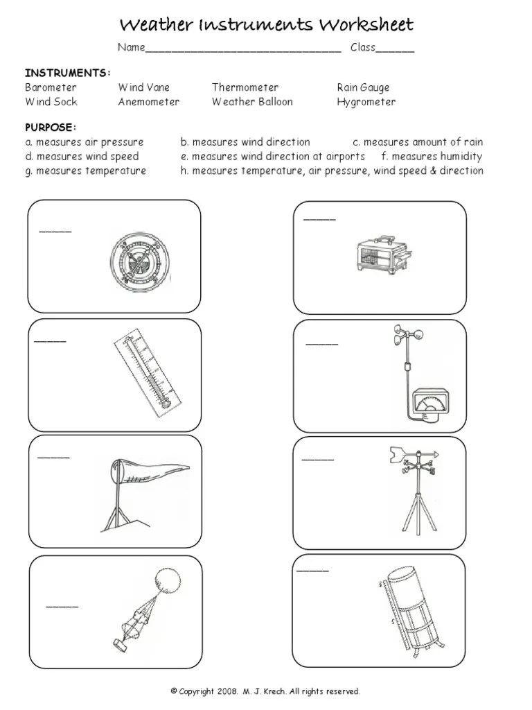 Weather Instruments PDF
