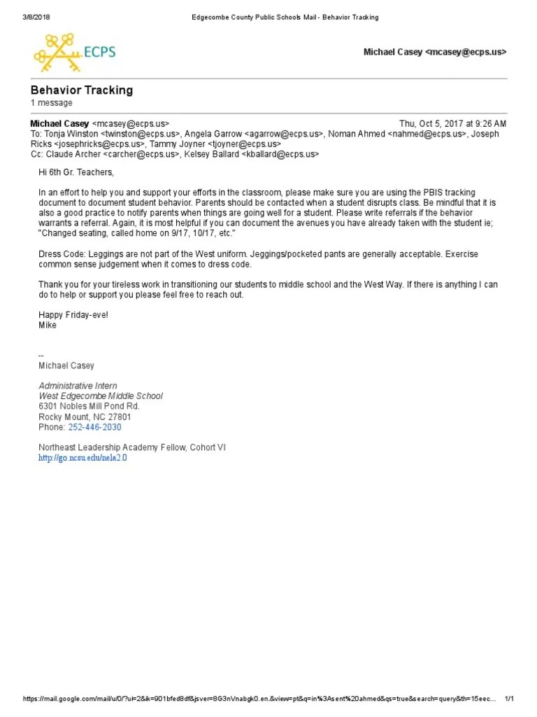 teacher email
