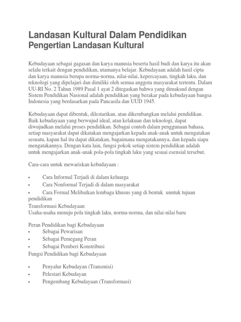 Tercepat Landasan Historis Pancasila Adalah