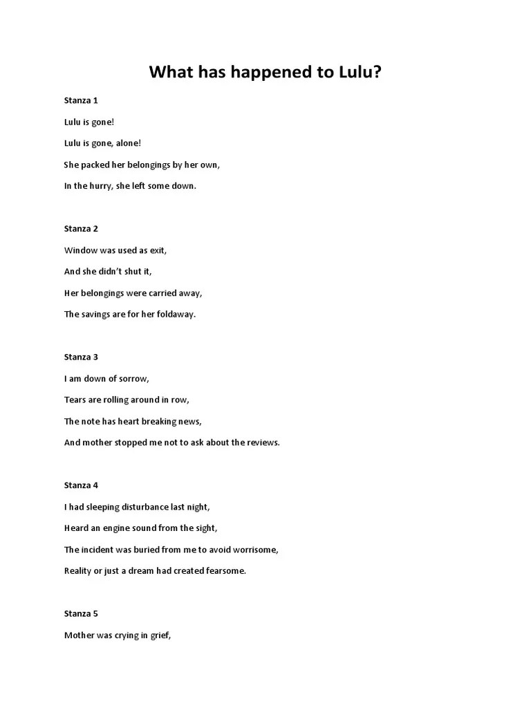 What Has Happened To Lulu PDF