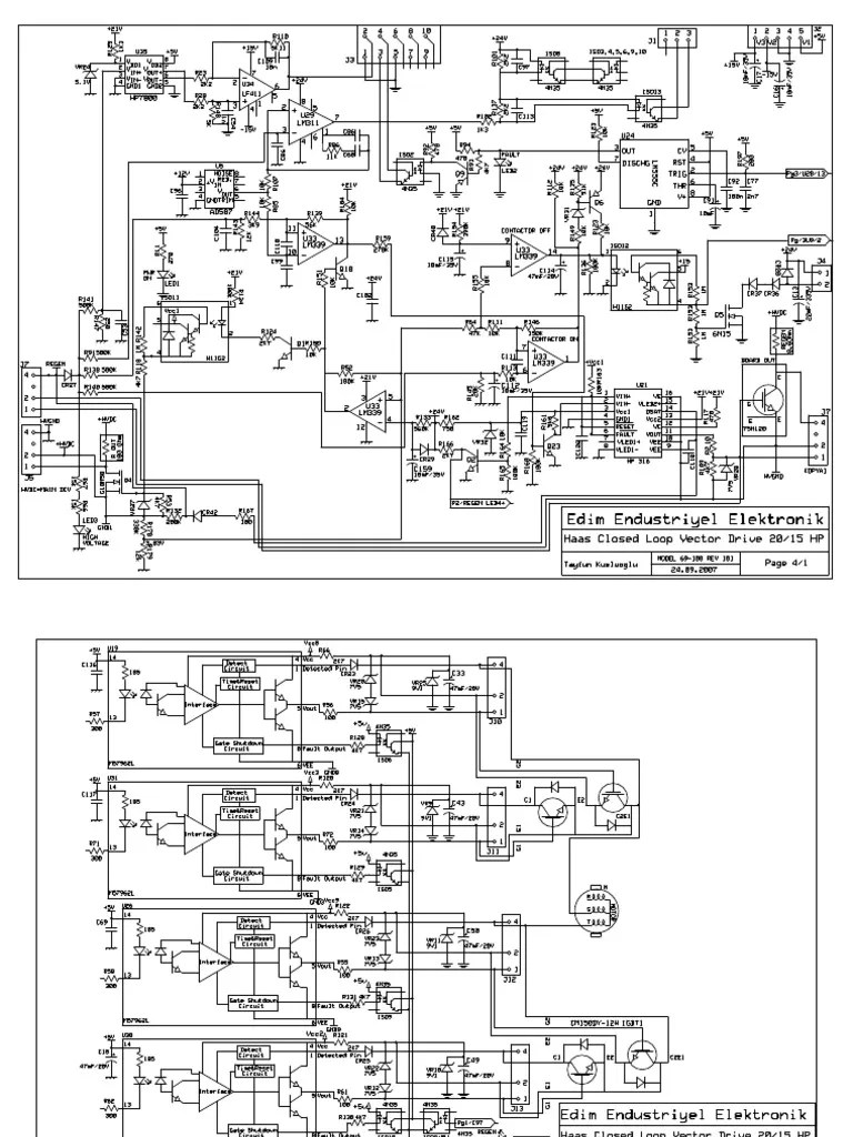 Haas Closed Loop Vector Drive 20 or 15 - Someone Else Made These
