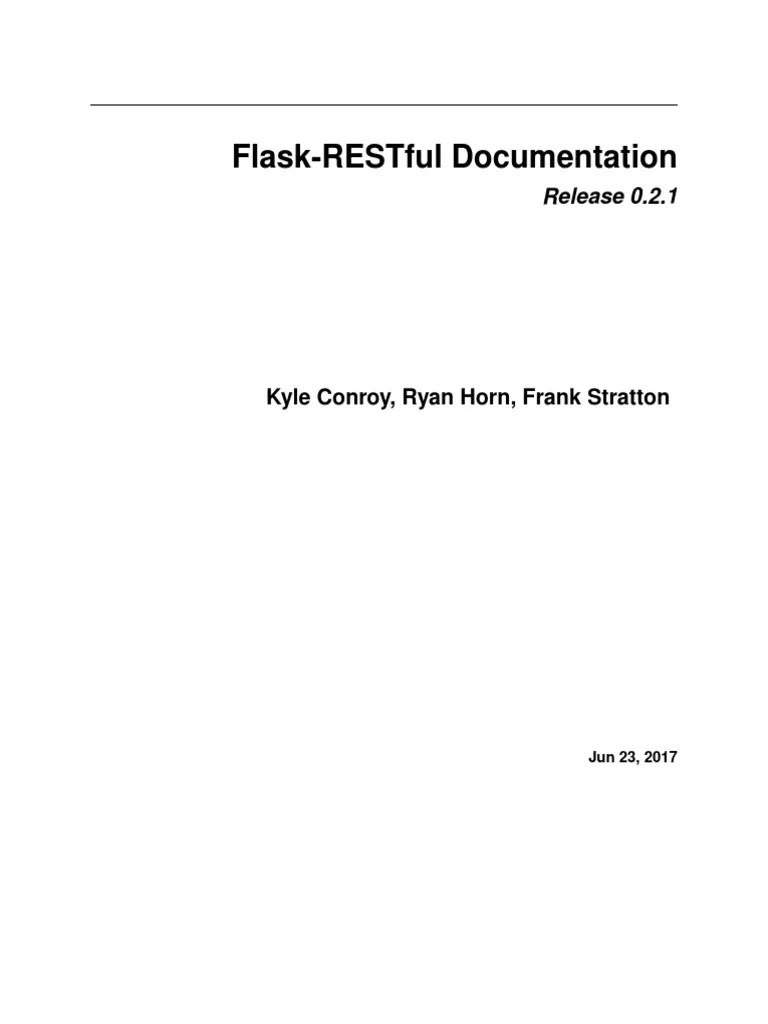 Getting Started with FlaskRESTful A Guide to Building REST APIs with