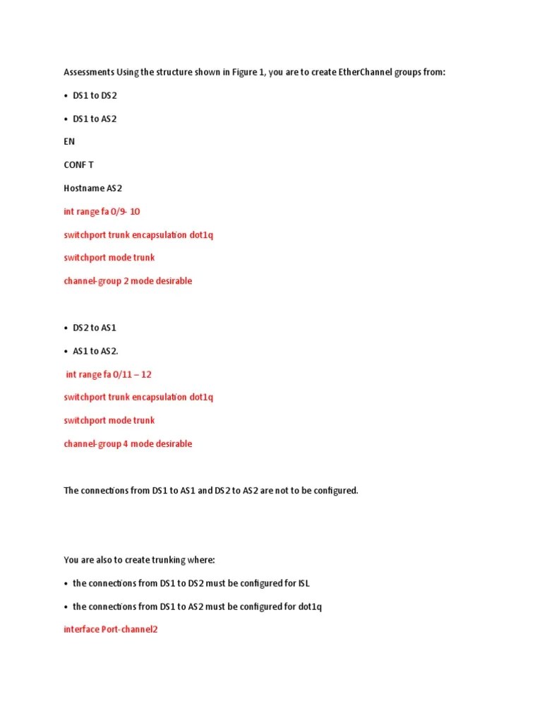 Int Range Fa 0/910 Switchport Trunk Encapsulation Dot1q Switchport