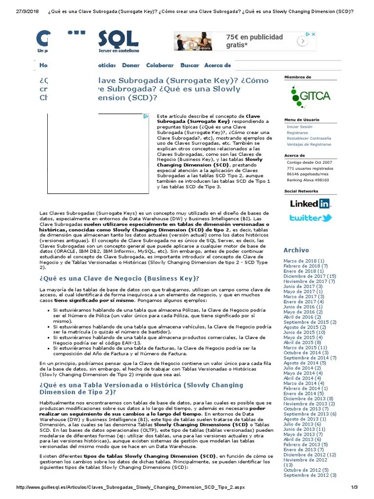 ¿Qué Es Una Clave Subrogada (Surrogate Key) ¿Cómo Crear Una Clave