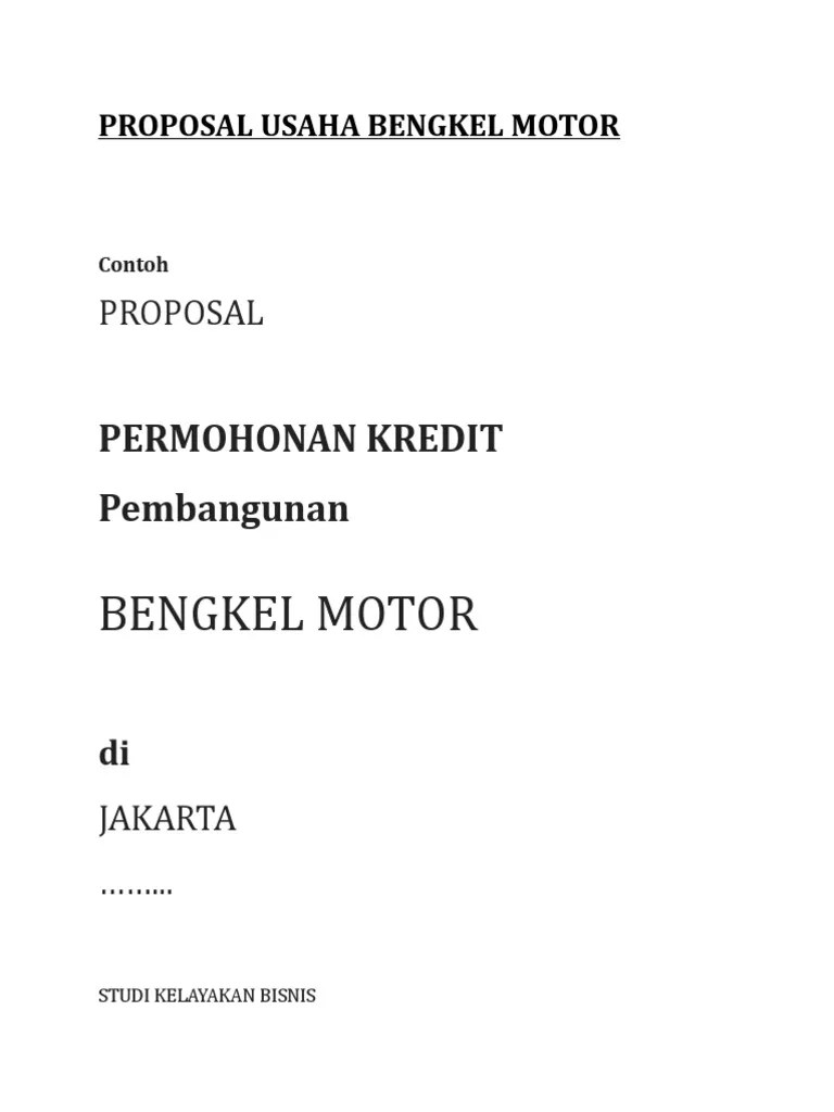 PROPOSAL USAHA BENGKEL MOTOR.doc