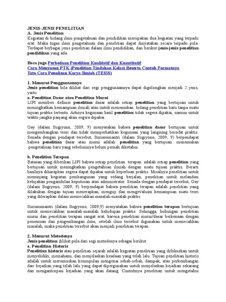 Contoh Tujuan Penulisan Karya Ilmiah