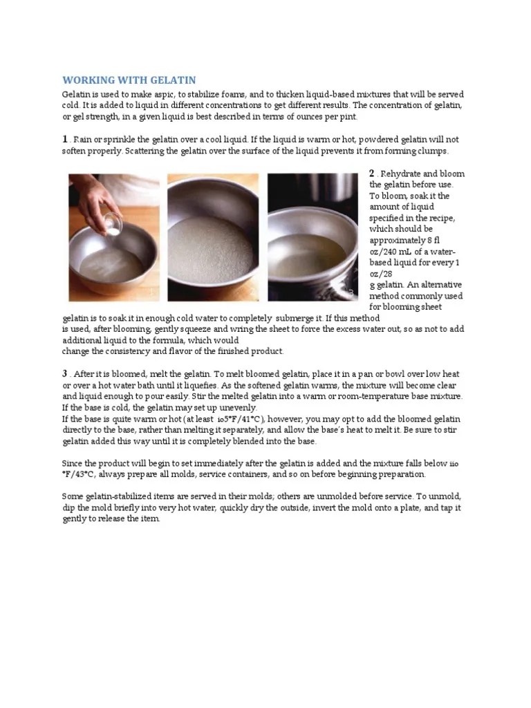 Gelatin PDF Gelatin Materials