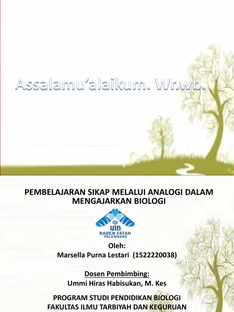 Ppt Proposal Marsella Purna Lestari (15222220038) Pendidikan Biologi 1