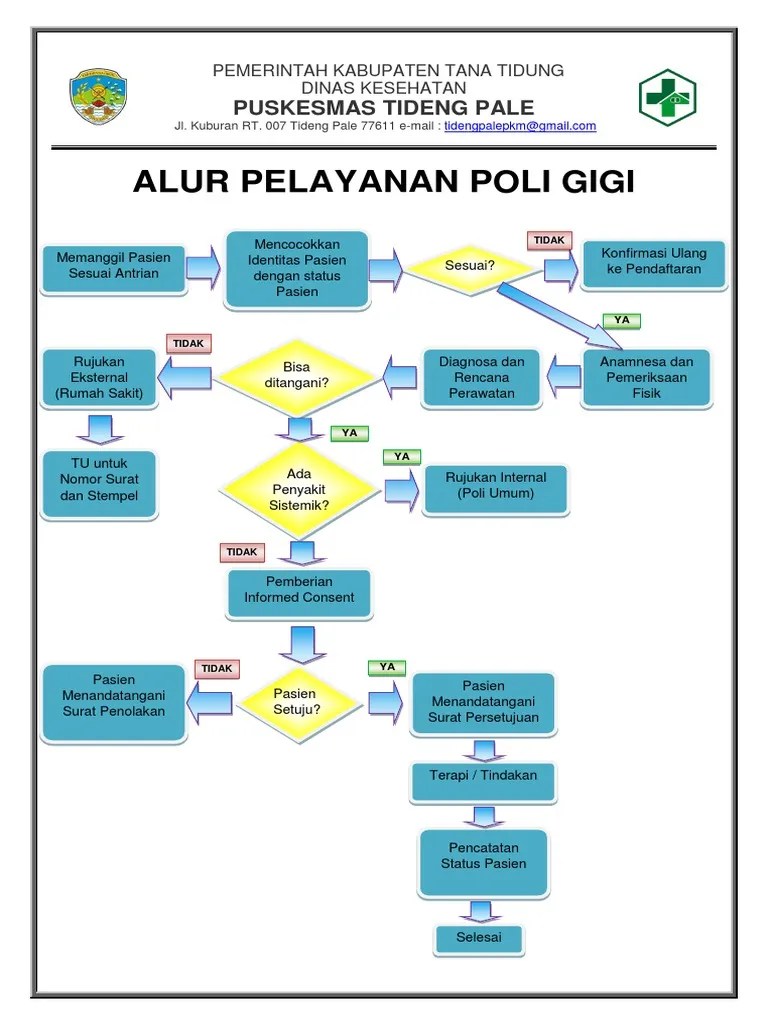 Alur Pelayanan Poli Gigi Baru | PDF