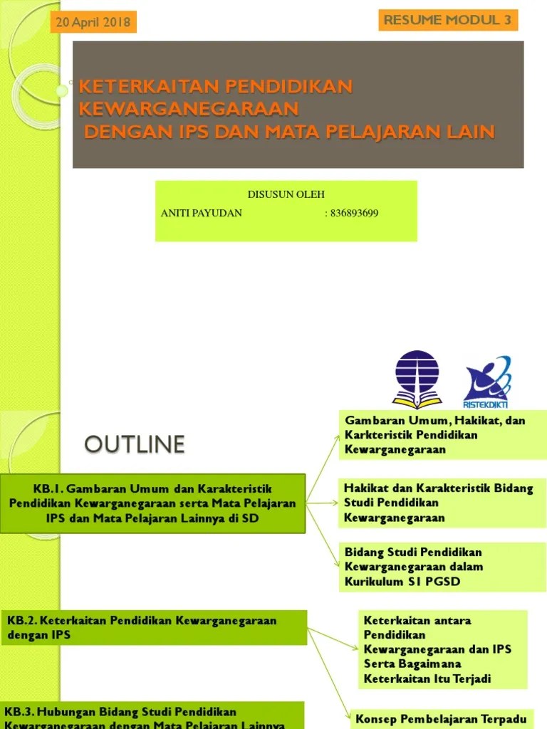 Karakteristik Pkn Sebagai Pendidikan Nilai Dan Moral Di Sd Terkait Pendidikan