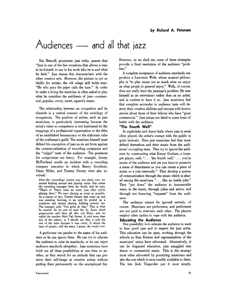 Society Volume 1 Issue 6 1964 (Doi 10.1007/bf03182288) Richard A