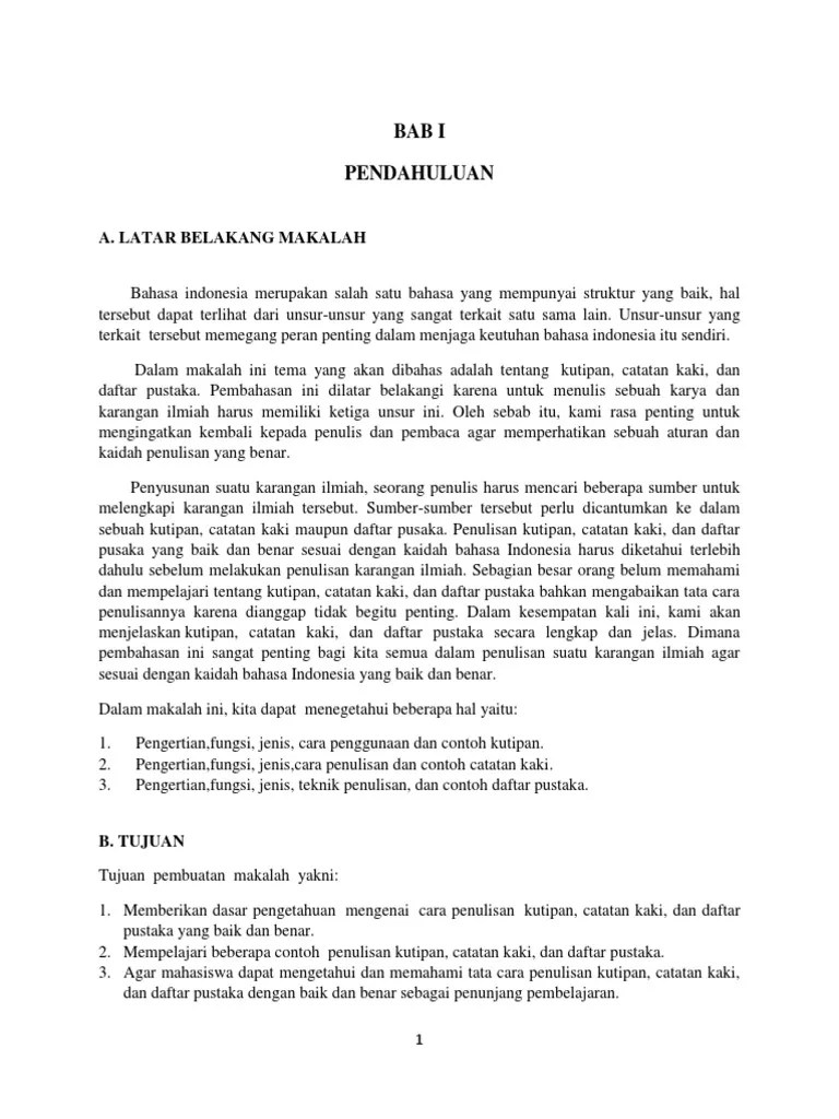 Tata Cara Penulisan Kutipan Dalam Skripsi Kumpulan Berbagai Skripsi