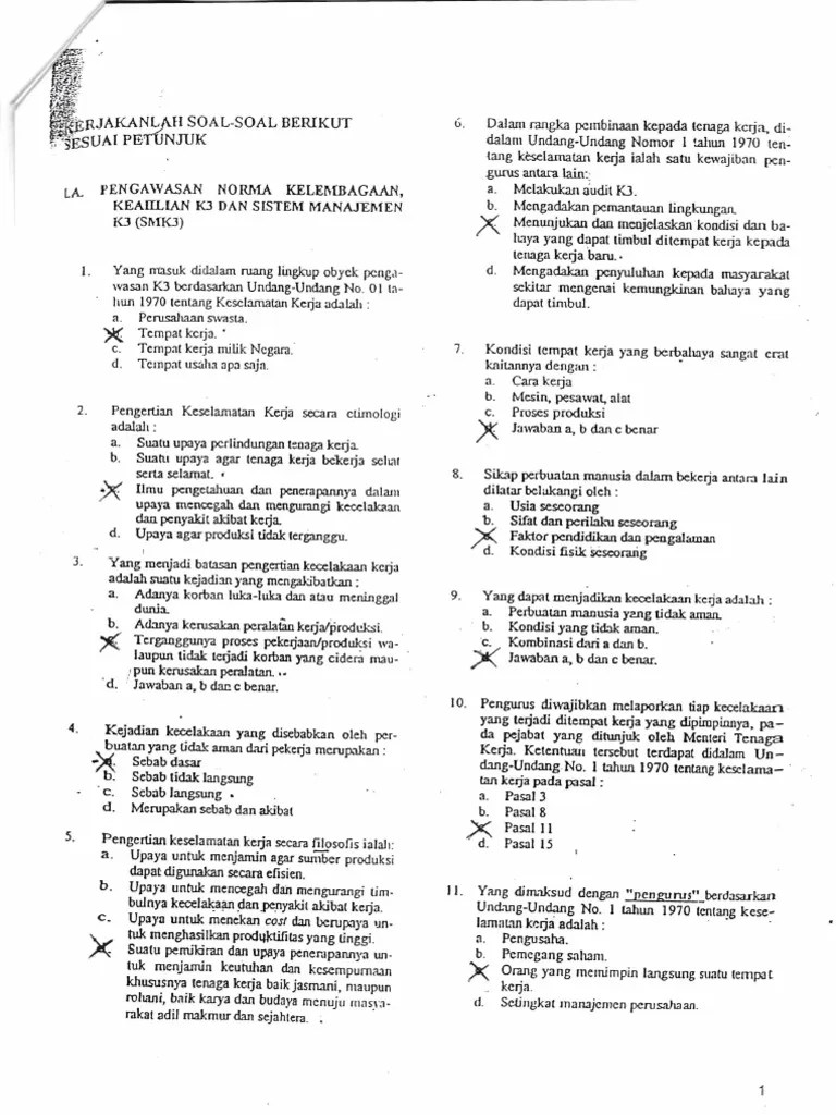 Contoh Soal Pelayanan Prima Dan Jawabannya