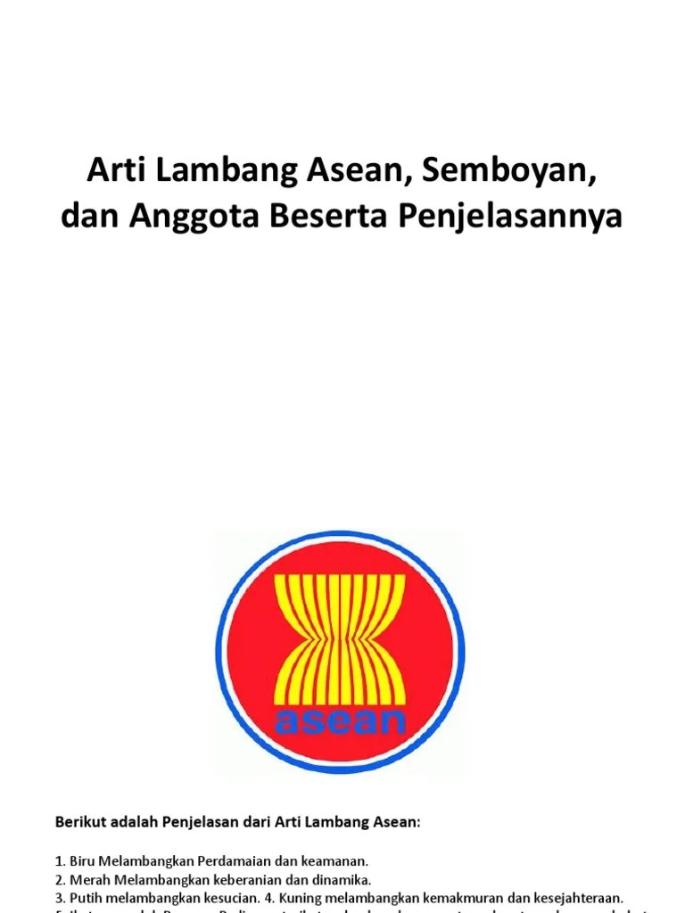 Arti Dari Warna Lambang Asean - Foto Modis